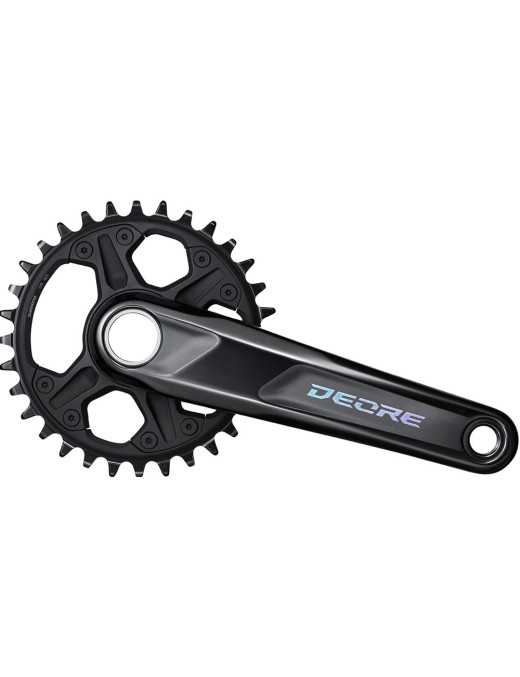 Pédalier Shimano Deore FC-M6100-1 - 1x12 Vitesses, 32 Dents, Manivelle 172 Mm - Pour VTT