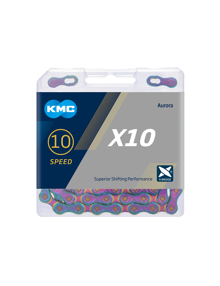 Cadena kmc x10 aurora 10v.