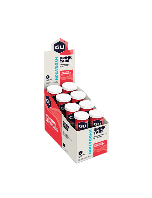 Gu Box Hydration Drink Tabs, Strawberry Lemonade (8 unid)