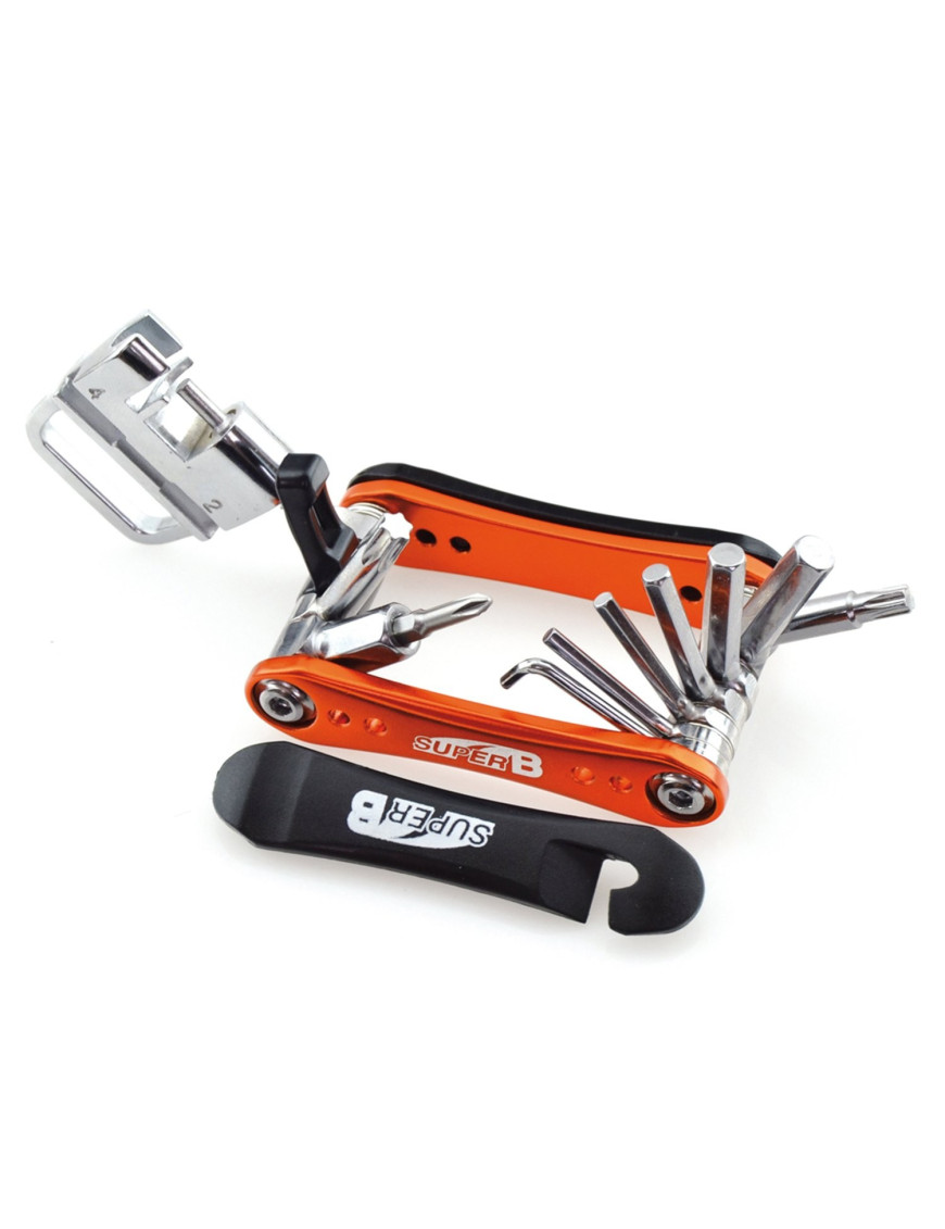 Herramienta Plegable Super B 18 En 1 TB-FD20 Naranjo
