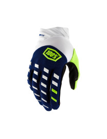 Guantes 100% Airmatic Navy/White