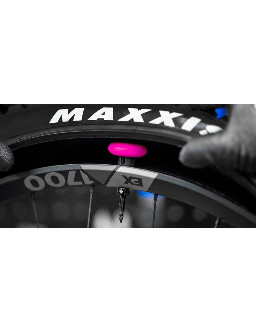 1 Paire De Valves Tubeless 44 Mm - Pour Vélo Ou Moto - Corps Aluminium 7075 - Noir - 5