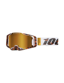 Antiparras 100% Armega Bruni Special White -Mirror True Gold Lens