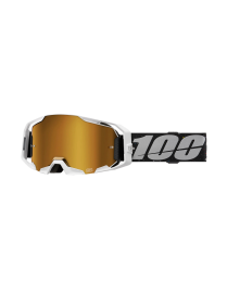 Antiparras 100% Armatic Goggle Rapidracer - Mirror True Gold Lens