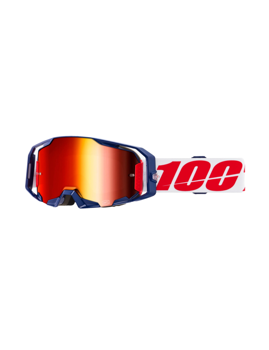 Antiparras 100% Armatic Goggle Mach Z - Mirror Red Lens