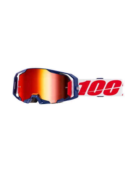 Antiparras 100% Armatic Goggle Mach Z - Mirror Red Lens