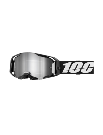 Antiparras 100% Armatic Goggle Black - Mirror Silver Flash Lens