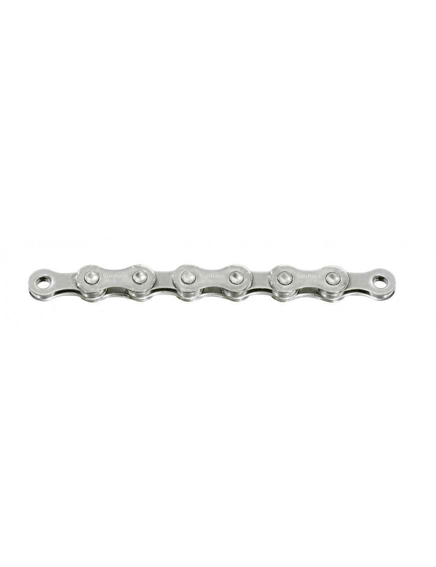 SunRace Cadena CN12A 12V 126 eslabones Q/link plateada