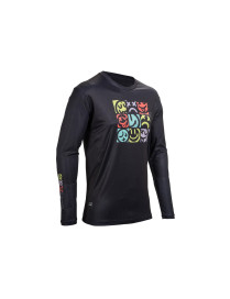 Jersey Leatt MTB Gravity 3.0 V25 Negro