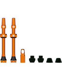 Kit valvulas muc-off tubeless 60mm orange V2