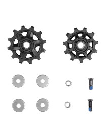 Kit de poleas para desviador trasero, caja Advent L, piñón guía de 12 dientes, piñón tensor de 12 dientes.