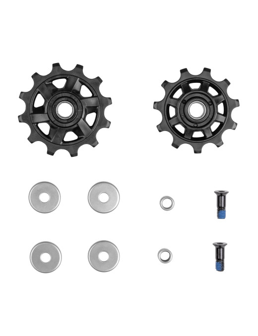 Kit de poleas para desviador trasero, caja Advent L, piñón guía de 12 dientes, piñón tensor de 12 dientes.